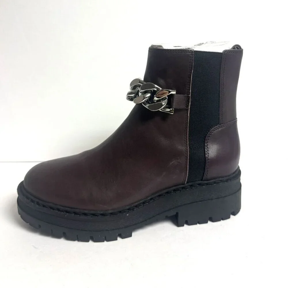 Marc Fisher Womens Parrie Boot Dark Red Size 8 M
